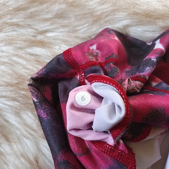 Lululemon Wunder Under Pant III Full-On Luxtreme - Pigment Wind Berry Multi Sz 6 - Picture 4 of 7